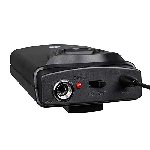 Tbaxo Wireless Microphone System Pro UHF 4 Channel 4 Headset & Lavalier