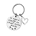 CJ&M Teacher Gifts Keychain It Takes a Big Heart to Help Shape Little Minds Charm Love Heart Pendant Keychain Teacher Jewelry