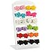 MyMei Fashion Candy Color Resin Rose Cluster Statement Knot Earring Stud 12 Pairs