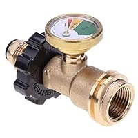 Wind-Susu Propane Gauge Leak Detector Gas Pressure Meter Universal for Cylinder, BBQ Gas Grill, Heater and More Appliances