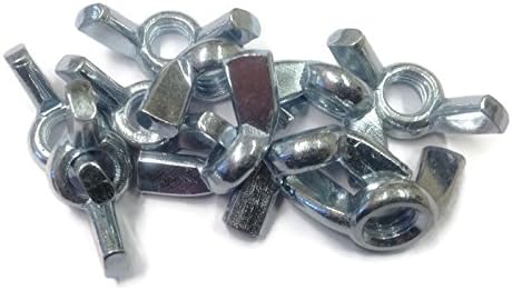 Zinc Plated Wing Nuts / Butterfly Nuts 8mm Pack of 100