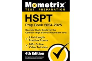 HSPT Prep Book 2024-2025: 2 Full-Length Practice Exams, 200+ Online Video Tutorials, Secrets Study Guide for the Catholic Hig