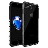 iPhone 7 Plus Case,iPhone 8 Plus Case, RANVOO Transparent Clear Scratch Resistant Slim Protective Cover Case for Apple iPhone 7/8 Plus, Black