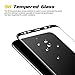 Lendgaga Full Coverage edge screen protector for Samsung Galaxy S8 New Upgrade Strengthen tempered glass screen film with high-definition transparent, anti-foam, 3D touch feel, 9H HD! (Black)