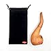 2-Piece Light Oak Wood Pipe 5.3 in Wooden Tobacco Smoking Pipe with Mesh Filter Screens