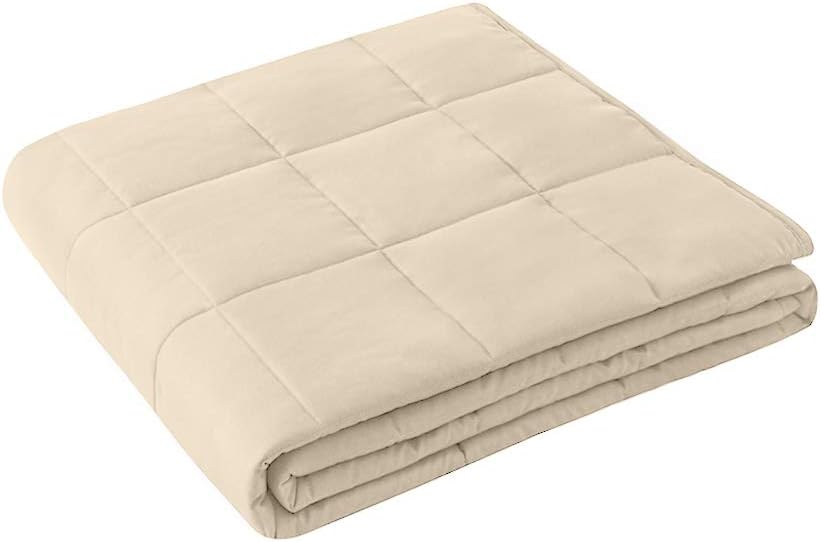 Amazon.com: Syrinx Weighted Blanket King Size 30lbs, 80''x87'', Khaki