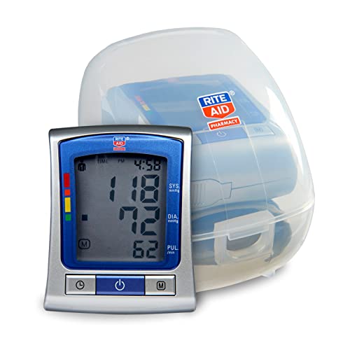 Rite Aid Premium Automatic Wrist Blood Pressure Monitor Blood