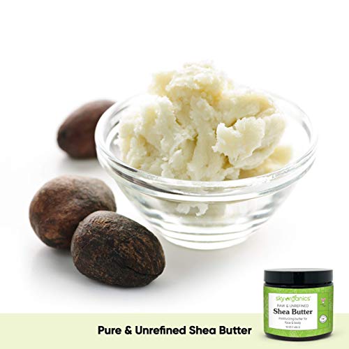 Shea Butter by Sky Organics (16 oz) 100 Pure Unrefined Raw African