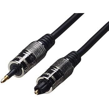 AmazonBasics Optical Toslink to Mini Toslink Jack Digital Audio Cable - 3 feet