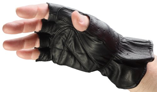 Decade Motorsport Street Classic Gloves (Black, Medium/Large)
