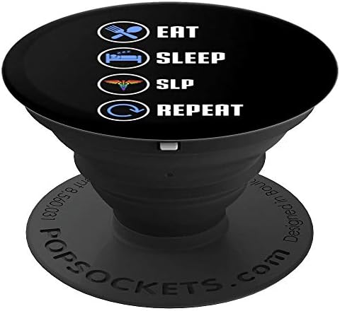 SLPA Toys Speech Pathologist Gifts SLP Accessories - PopSockets Grip and Stand for Phones and Tablets