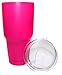 Pink Steel Vacuum Insulated Tumbler Cup, 30oz Insulated Tumbler Cup-(Pink)