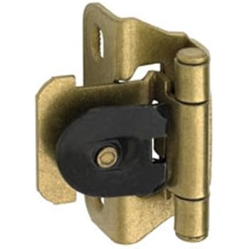 Amerock Bp8714bb Single Demountable Partial Wrap Hinge With Inset