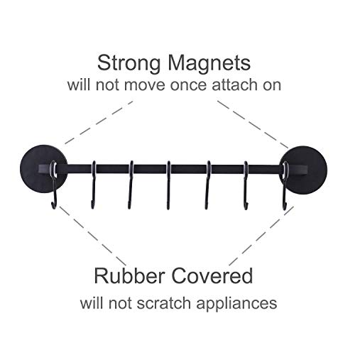LEVOSHUA 7 Hooks Utensil Holder Untensil Rack Tool Hanger