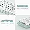 Jelly-Comb-Wireless-Keyboard-and-Mouse-Set-24Ghz-Wireless-Cute-Retro-Round-Key-Caps-and-Ergonomic-Mouse-Combo-for-Windows-PC-Notebook-Laptop-UK-Layout-Green Jelly Comb Wireless Keyboard and Mouse Set, 2.4Ghz Wireless Cute Retro Round Key Caps and Ergonomic Mouse Combo for…