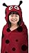 Hooded Towel for Kids, Oversize Cotton Character Hood Towel – Makes Getting Dry Fun - Ideal Beach Towels for Toddlers & Small Children - Use at The Pool or Bath Time, 27 x 47”, Ladybug