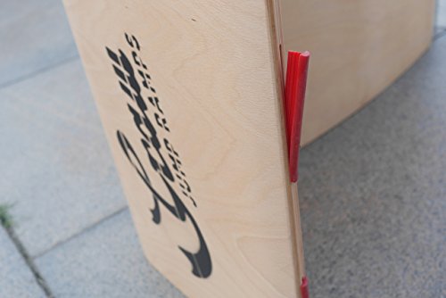 Graw Jump Ramps G35 for Skateboard, BMX and More - 14" High Wood Launch Ramp