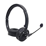 Topnisus Over-the-Head Bluetooth Headset with Mic Stereo Bluetooth Headphone for Music Listening/Calling (TN-M20)