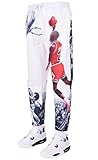Men's Printing Casual Active Trousers (Jordan,large)