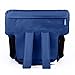 Leader Accessories Water Resistant Stadium Seat Cozy Portable Reclining Seat Folding Bleacher Chair with Arm Rest (D-Navy Blue)