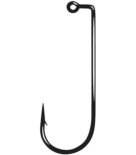 Mustad 3407 O'Shaughnessy Forged Duratin 8/0 Fishing Hook – Strong & Durable