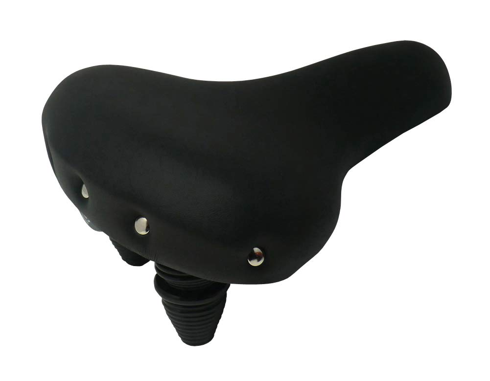 Montegrappa Vintage Genuine Synthetic Leather Saddle with Double Spring MOD Nevada 1605 (Colour: Black)