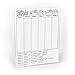 YARD FARKLE SCORE CARDS with Rules on the back- Laminated Farkle Score Card, Reusable Score Card, Size- 8.5
