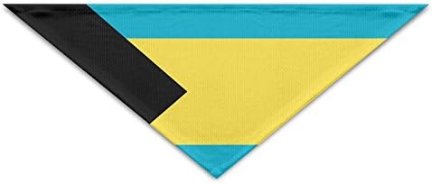 Bahamas Flag Bandana Triangle Neckerchief Bibs Scarfs Accessories For Pet Cats And Baby Puppies The Saliva Dog Towel