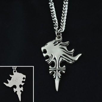 NEW Final Fantasy VIII FF8 Sleeping Lion Head Pendant Metal Necklace Cosplay