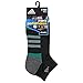 adidas Men's Climalite II Low Cut Socks (2 Pack), One Size, Black/EQT Green/Onix/Black-Onix Marl