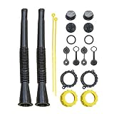 Kool Products Pack of 2 Super Long 11" Flexible Spout with Tons of Accessories - 2 Spouts & Lot of Accessories.