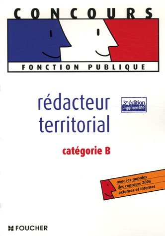 Redacteur Territorial Categorie B Ancienne Edition 9782216104499 Amazon Com Books
