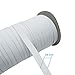 Elastic Cord/Elastic Rope/Elastic Band/Bungee/Heavy Stretch Knit Elastic Spool/6mm,100Yards (White)