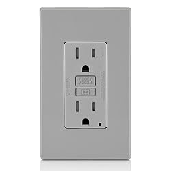 Leviton GFCI Outlet, 15 Amp, Self