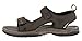 Northside Men's Riverside II Open-Toe Sandal, Dark Brown, 10 M US