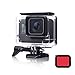 FINEST+ Waterproof Housing Shell for GoPro HERO7/2018/6/5 Black Diving Protective Housing Case 45m with Red Filter, Bracket Accessories for Go Pro Hero7/2018/6/5 Action Camera