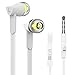Pwow Earphones with Microphone, In Ear Headphones Wired Earbuds for iPhone, Android phones