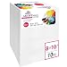 PHOENIX Pre Stretched Canvas for Painting - 8x10 Inch / 10 Pack - 5/8 Inch Profile of Super Value Pack for Oil & Acrylic Paint