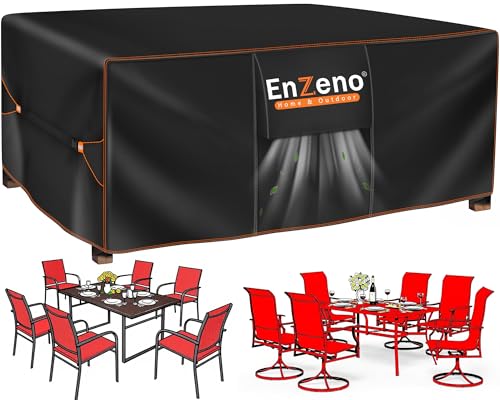 Enzeno Patio Furniture Cover Waterproof 67 L x 43 W x 29 H