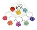 PrestigeHaus Flower Wine Charms - Wine Glass Charms - Set of 8 Flower Charms - Colorful Wine Glass Markers, Wine Tags for Glasses, Wine Accessories and Gifts for Wine Lovers - Drink Identifiers
