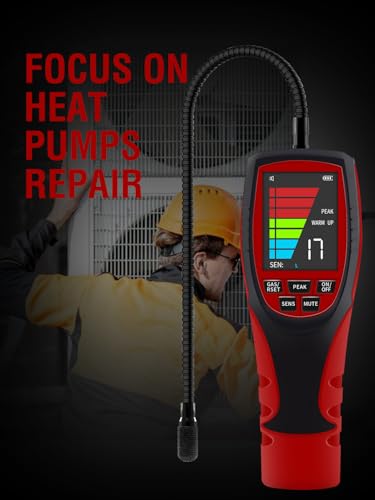 ALD-200 PRO Heated Pump Refrigerant Leak Detector for Heat Pumps, HVAC with UV LED, Freon Sniffer, Halogen Gas Leak Detector for R32 R454B R410A R22 R1234YF R600a