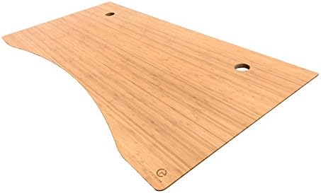 Ergopose "ePo" Bamboo Desk Table Top | Perfect for Standing Desk Frames | Sustainable, Eco-friendly, and Beautiful (72 inch, Ergo Arc)