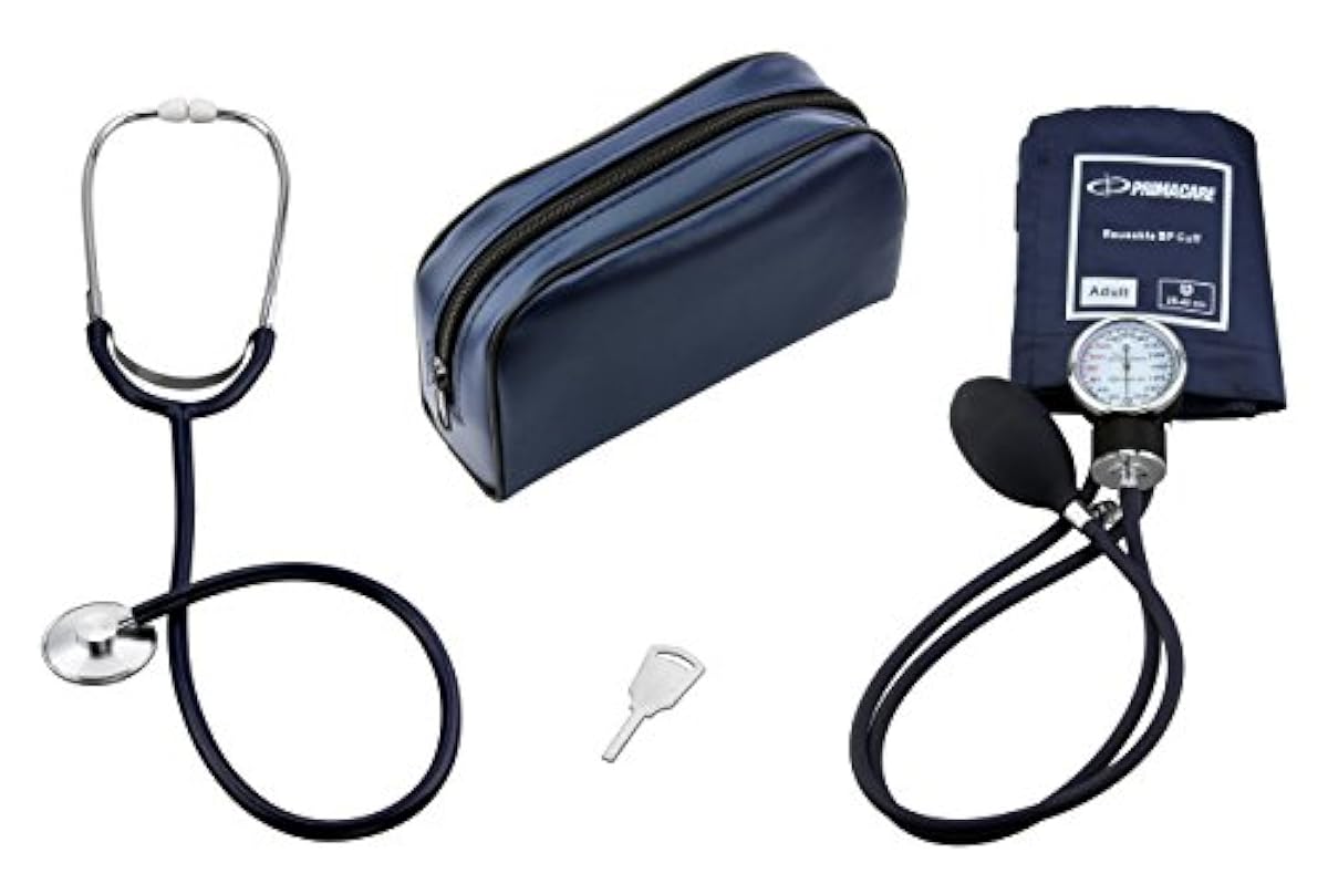 Stethoscope Manual Blood Pressure Cuff Kit Sphygmomanometer BP Large Adult Meter eBay