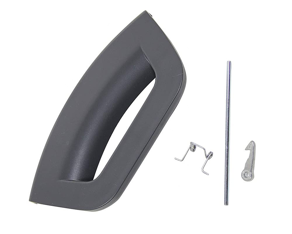LAZER ELECTRICS Plastic Door Handle Lever Kit for Hotpoint Futura Washing Machine/Washer Dryers (Grey/Graphite)