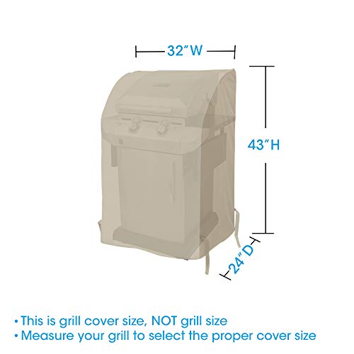 image for UNICOOK Outdoor 2 Burner Gas Grill Cover32 Inch Heavy Duty Waterproof 