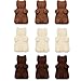 Gummy Molds Silicone Bear | Candy & Chocolate Mold Maker for Jello Gelatin Bears | Kids Party 6 Pack with 2 Bonus Droppers - 300 Cavities - Non Stick & BPA Free - By Lucentee