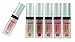 6 Matte Finish Pigment Lip Gloss set - Professional Grade Natural Color (Liquid Lipstick)