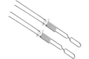 Toddmomy Grill Fork 2Pcs Reusable Stainless Steel Meat Carving Forks for Outdoor BBQ Camping