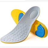 Orthotic Memory Foam and Gel Insoles - Orthopedic Plantar Fasciitis Pillow Inserts - Orthotics Plantars Insole for Boots,Running Shoe,Sport - Size S: (US Women 5-6.5)