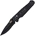 SOG Vision Arc Folding Knife | 3.8-Inch VG-10 Black TiNi Blade, Arc-Lock (VS03)